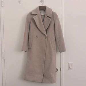 Club Monaco blush pink wool coat XS, like new